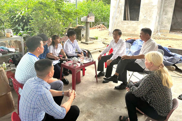 MTTQ Việt Nam tỉnh Thái Nguyên kiểm tra hỗ trợ sinh kế cho hộ nghèo, hộ cận nghèo