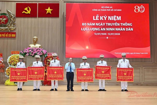 TP Hồ Chí Minh tổ chức Lễ kỷ niệm 80 năm Ngày Truyền thống lực lượng An ninh nhân dân