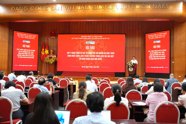 Muốn có công nghệ chiến lược, phải có cơ chế tài chính chiến lược