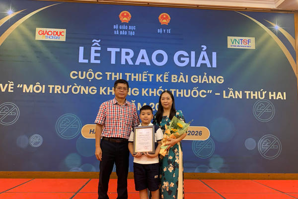 Hành trình giúp học sinh nói không với thuốc lá Hành trình giúp học sinh nói không với thuốc lá