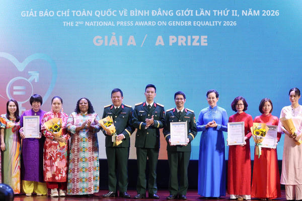 Trao Giải Báo chí toàn quốc về Bình đẳng giới lần thứ II, năm 2026 Trao Giải Báo chí toàn quốc về Bình đẳng giới lần thứ II, năm 2026