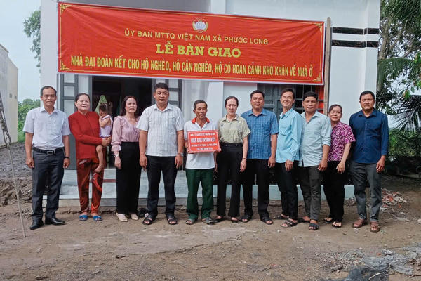 Mái ấm “Đại đoàn kết”, nhân lên những niềm vui