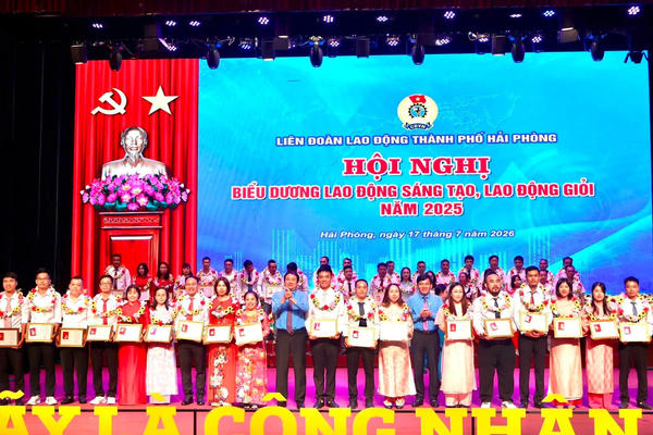 Hải Phòng: Biểu dương lao động giỏi, lao động sáng tạo 2025