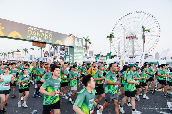 Ngày hội chạy bộ sôi động tại VnExpress Đà Nẵng International Marathon Herbalife Cup 2026