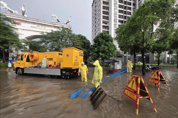 Hà Nội thông tin về các giải pháp xử lý ngập úng Hà Nội thông tin về các giải pháp xử lý ngập úng