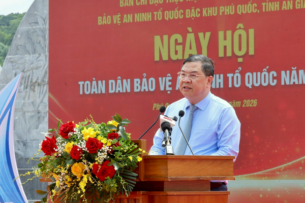 Phó Thủ tướng Thường trực Phạm Gia Túc dự Ngày hội toàn dân bảo vệ an ninh Tổ quốc tại Đặc khu Phú Quốc