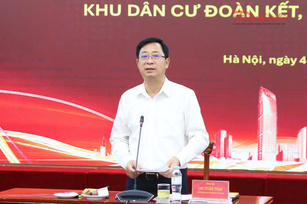 Hoàn thiện Hướng dẫn xây dựng "Khu dân cư đoàn kết, an toàn, ấm no, hạnh phúc"