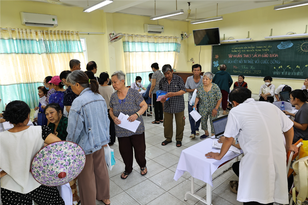 TPHCM: Quyết tâm cao để mỗi người dân ở Thạnh Mỹ Tây được khám sức khỏe định kỳ