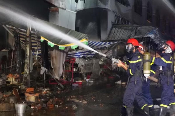 Thông tin mới về vụ cháy lớn tại khu vực chợ Biên Hòa
