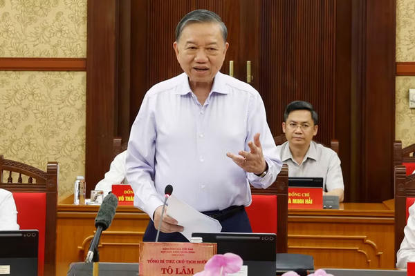 Thông báo Kết luận của Tổng Bí thư, Chủ tịch nước Tô Lâm tại Phiên họp Ban Chỉ đạo Trung ương thực hiện Nghị quyết 57