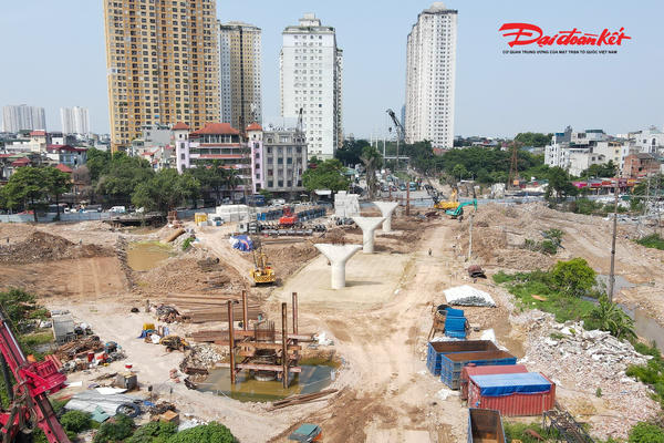 Nút giao cửa ngõ phía Nam Hà Nội tăng tốc, phấn đấu hoàn thành cuối năm 2026