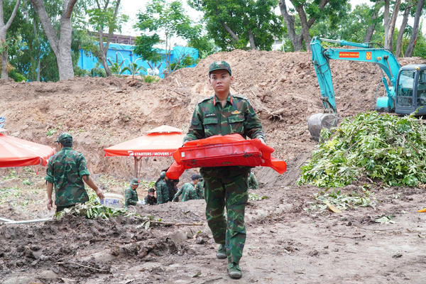 TPHCM: Tìm kiếm, quy tập hài cốt liệt sĩ tại 7 vị trí ở Công viên Lê Thị Riêng