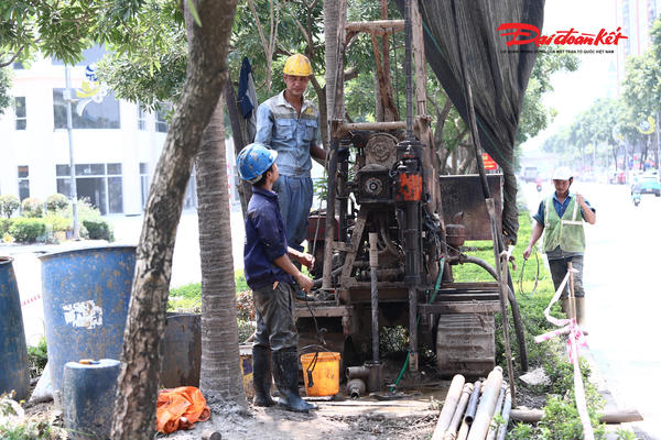 Hà Nội khảo sát địa chất, chuẩn bị xây cầu vượt Lê Trọng Tấn - Quốc lộ 6