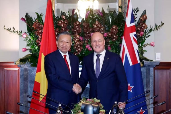 Phát triển toàn diện quan hệ giữa hai nước Việt Nam và New Zealand