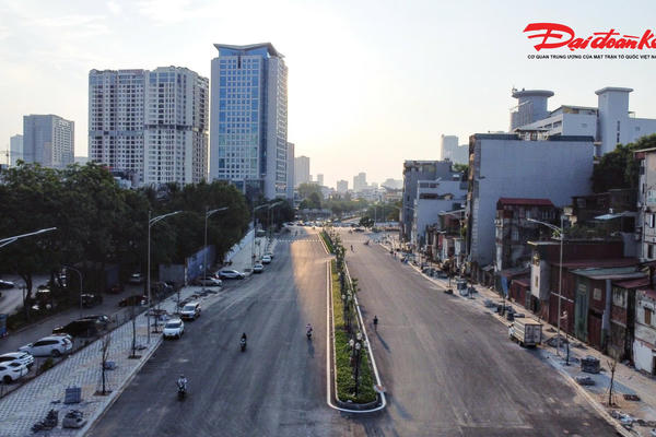 Tăng tốc thi công Vành đai 1 đoạn Hoàng Cầu - Voi Phục, mục tiêu thông tuyến trước ngày 2/9