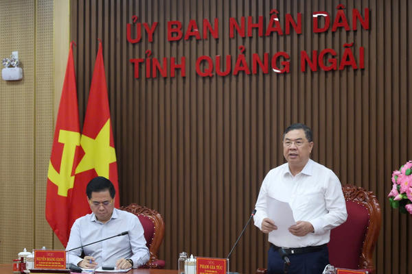 Phó Thủ tướng Thường trực Phạm Gia Túc: Quảng Ngãi cần đổi mới mô hình tăng trưởng, phát huy tối đa dư địa phát triển