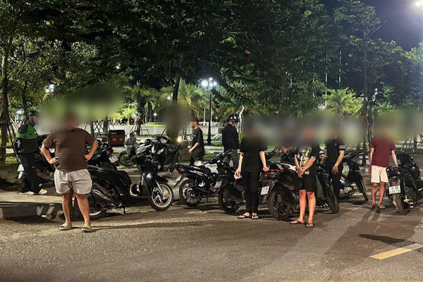Quảng Ngãi: Ngăn chặn hơn 220 thanh, thiếu niên tụ tập cùng 137 xe máy