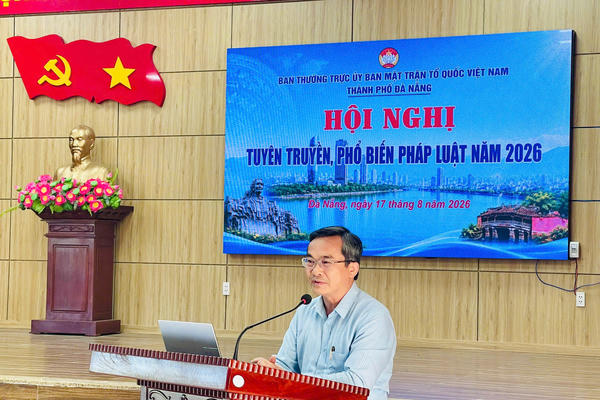 Đà Nẵng: Nâng cao vai trò cán bộ cơ sở trong tuyên truyền, phổ biến pháp luật