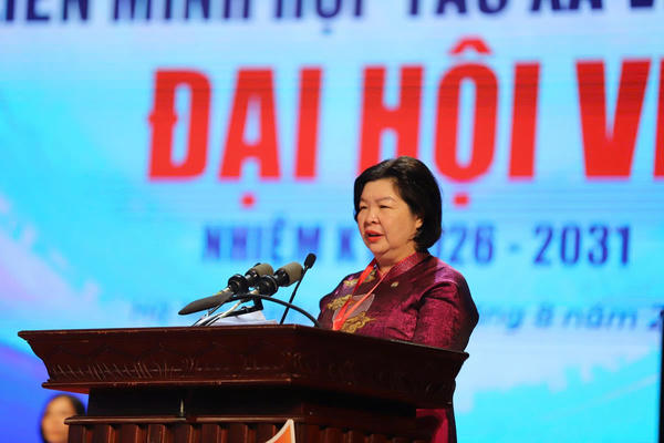 Bà Cao Xuân Thu Vân tái đắc cử Chủ tịch Liên minh Hợp tác xã Việt Nam