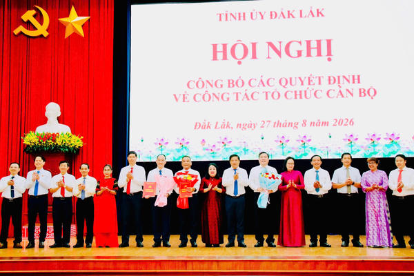 Đắk Lắk thí điểm thành lập Đảng bộ MTTQ và các đoàn thể tỉnh trực thuộc Tỉnh ủy