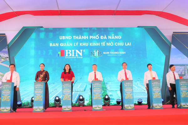 Đà Nẵng: Khởi công 3 hạng mục trọng điểm tại KCN Nam Thăng Bình