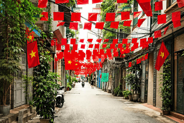 Phường Đại Mỗ rực rỡ cờ hoa chào mừng Quốc khánh 2/9 Phường Đại Mỗ rực rỡ cờ hoa chào mừng Quốc khánh 2/9
