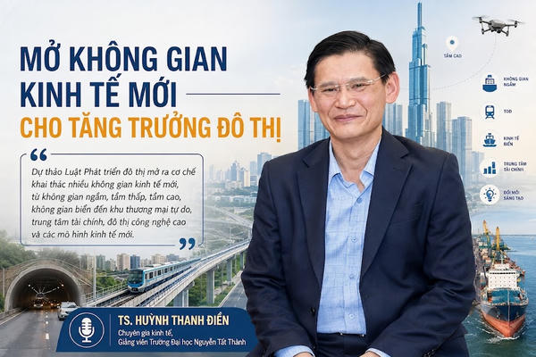 Mở không gian kinh tế mới cho tăng trưởng đô thị