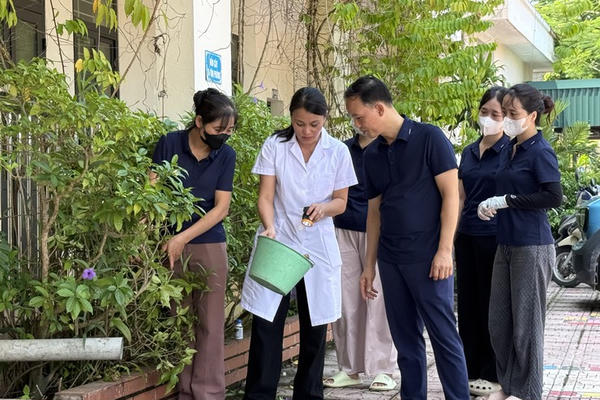 Chú trọng phòng sốt xuất huyết tại trường học