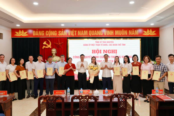 MTTQ tỉnh Thái Nguyên tiếp nhận công chức từ Ban Tuyên giáo Tỉnh ủy