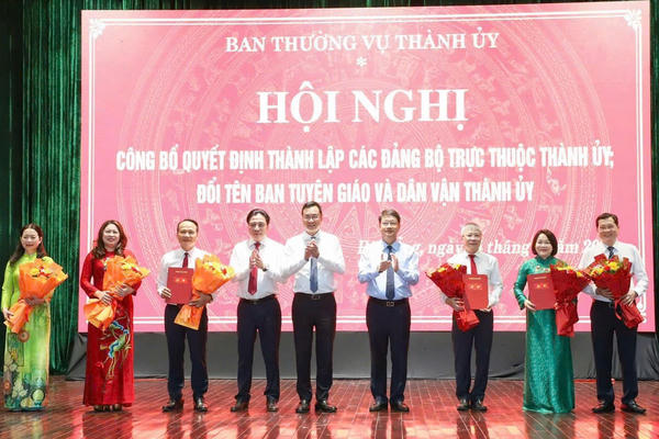 Đà Nẵng thành lập 2 Đảng bộ trực thuộc Thành ủy Đà Nẵng thành lập 2 Đảng bộ trực thuộc Thành ủy