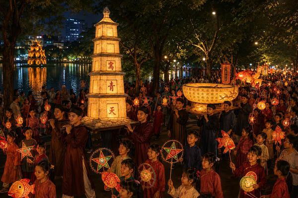 Đưa Trung thu xưa xuống phố