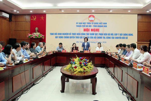 Hà Nội – Khánh Hòa: Trao đổi kinh nghiệm trong giám sát, phản biện xã hội 