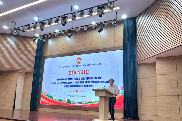 Tăng cường nghiệp vụ quản lý nguồn cứu trợ, Quỹ “Vì người nghèo”