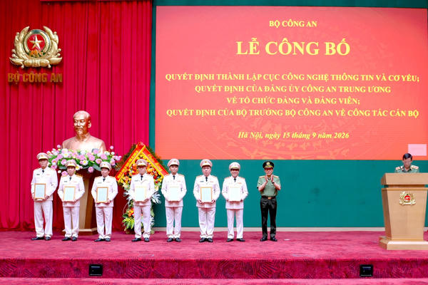 Bộ Công an thành lập Cục Công nghệ thông tin và Cơ yếu