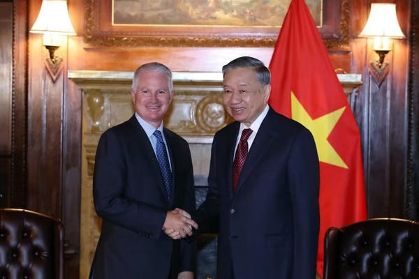 Tổng Bí thư, Chủ tịch nước Tô Lâm tiếp lãnh đạo một số tập đoàn Hoa Kỳ