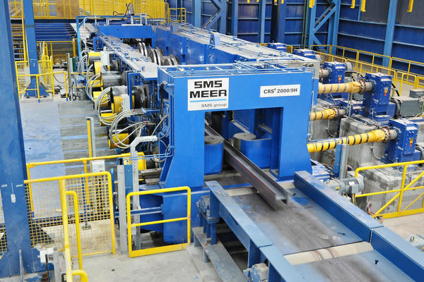 Nhà máy sản xuất ray và thép đặc biệt của Hòa Phát đạt gần 70% tiến độ dự án