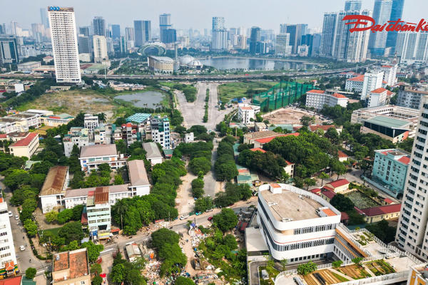 Đường nối Phạm Hùng - Lê Đức Thọ sắp được nối thông sau gần 10 năm vướng mặt bằng