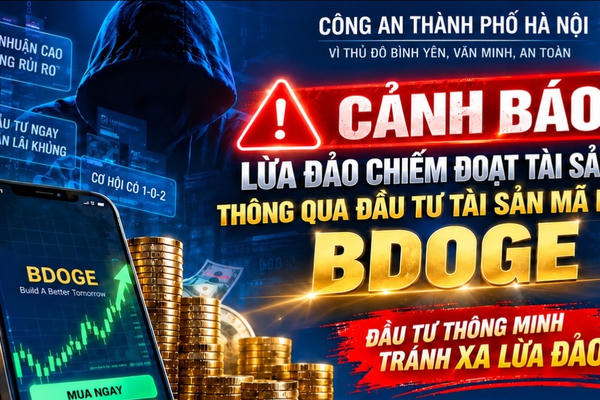 Cảnh báo thủ đoạn lừa đảo mời đầu tư tài sản mã hóa