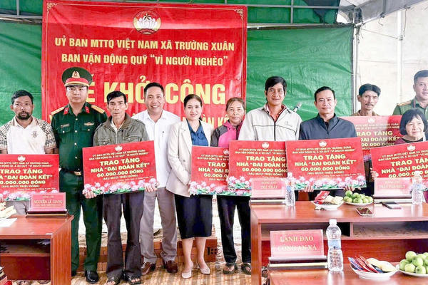 Lâm Đồng: Khởi công xây dựng 10 nhà Đại đoàn kết cho các hộ nghèo năm 2026