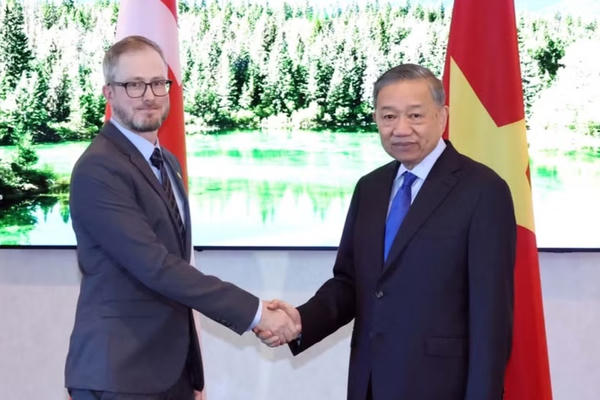 Tổng Bí thư, Chủ tịch nước Tô Lâm tiếp lãnh đạo Đảng Cộng sản Canada
