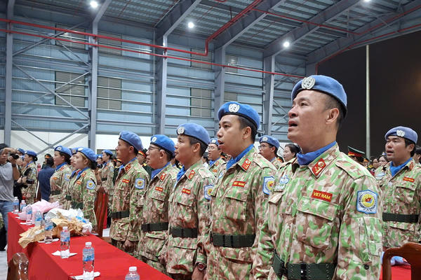 Bệnh viện dã chiến cấp 2 số 7 hoàn thành sứ mệnh tại Nam Sudan trở về nước