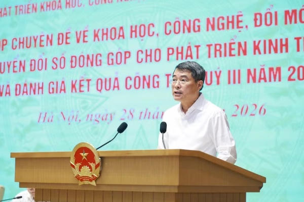 Thủ tướng chủ trì phiên họp chuyên đề về khoa học, công nghệ, đổi mới sáng tạo và chuyển đổi số đóng góp cho phát triển kinh tế-xã hội