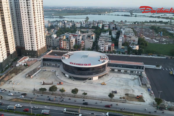 Bến xe Yên Sở gần 120 tỷ đồng thành hình, diện mạo hiện đại ở cửa ngõ phía Nam Hà Nội