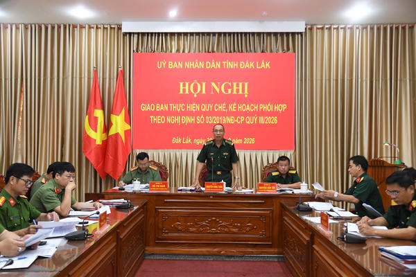 Đắk Lắk: Ba lực lượng Công an, Quân sự, Biên phòng hiệp đồng, giữ vững an ninh, trật tự