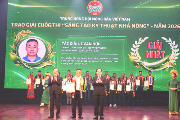 Tôn vinh nhà khoa học của nhà nông và trao giải nông dân sáng tạo Tôn vinh nhà khoa học của nhà nông và trao giải nông dân sáng tạo