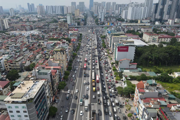 Hà Nội bác phương án bỏ làn dừng khẩn cấp trên Vành đai 3 trên cao