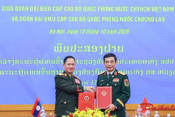 Việt Nam - Lào ký Kế hoạch hợp tác quốc phòng năm 2027