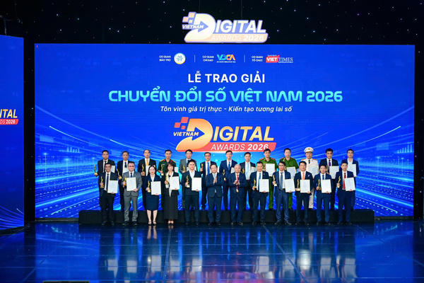 Hà Nội nhận giải thưởng Cơ quan nhà nước chuyển đổi số xuất sắc năm 2026