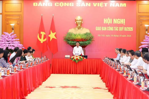 Thường trực Ban Bí thư chủ trì hội nghị giao ban Quý 3 với các tổ chức đảng trực thuộc Trung ương