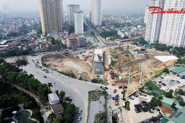 Hình hài cầu vượt Phạm Tu – đường 70 trước mốc về đích cuối năm 2026